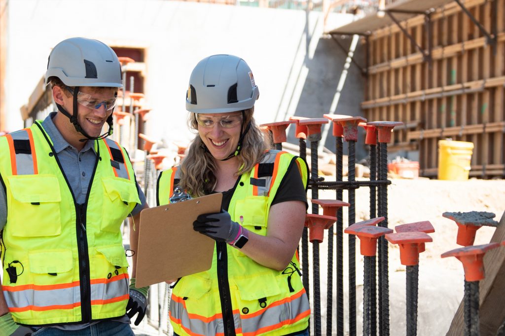 Serve With Uncompromising Integrity team working on job site