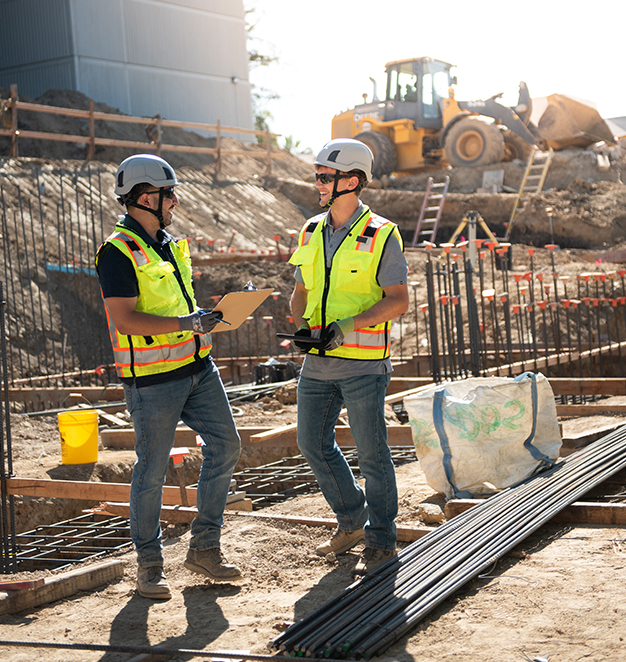 project managers on site